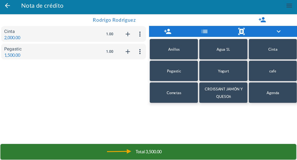 Totalizar el documento