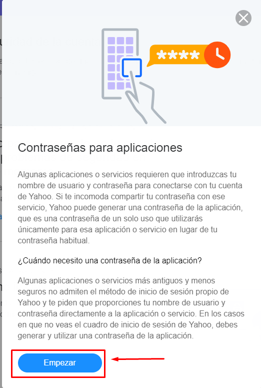 Configuración yahoo 3