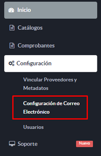 Configuración correo 1