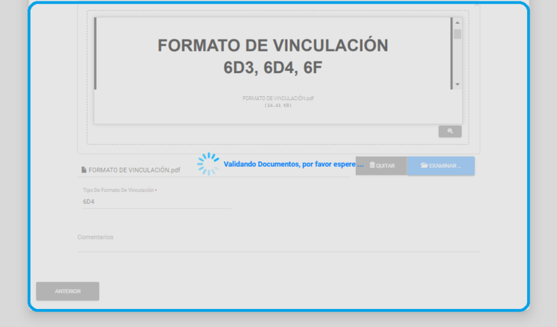 Archivo:Validando Documentos Por favor esperar.png