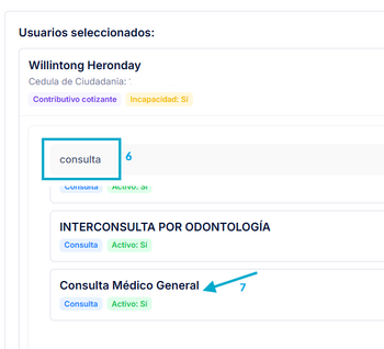 Añadir servicios al RIPS