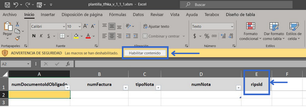 Abrir plantilla y habilitar macros