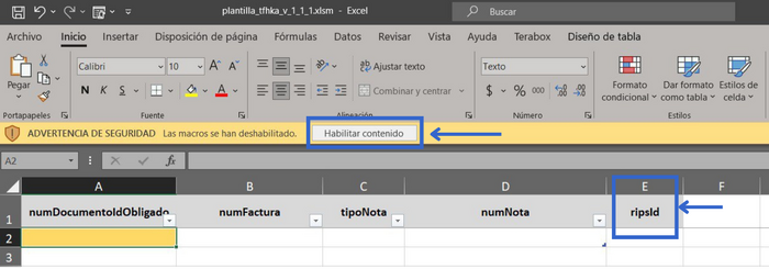 Abrir plantilla y habilitar macros